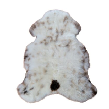 Natural Sheepskin Rug Tan Spots