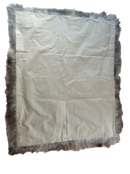 Sheepskin Throw - Natural Grey, Palomino, Cinnamon soft long hair Icelandic sheepskin rectangle rug