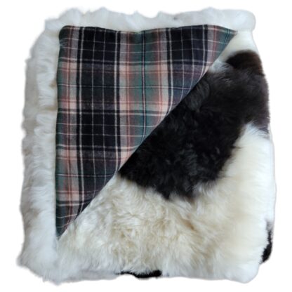 genuine sheepskin blanket throw