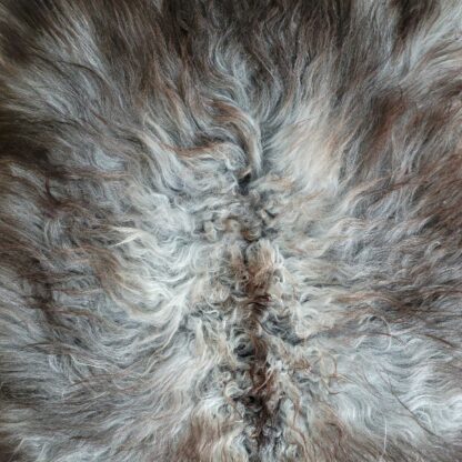 natural brown gray icelandic sheepskin