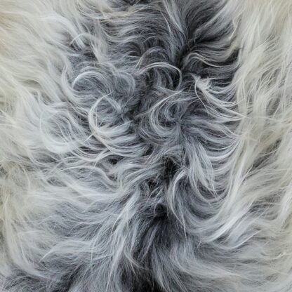 natural light gray icelandic sheepskin