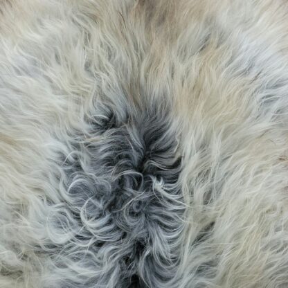 natural light gray icelandic sheepskin