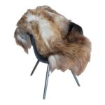 icelandic sheeps fur pelt throw