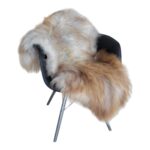 icelandic sheeps fur pelt throw