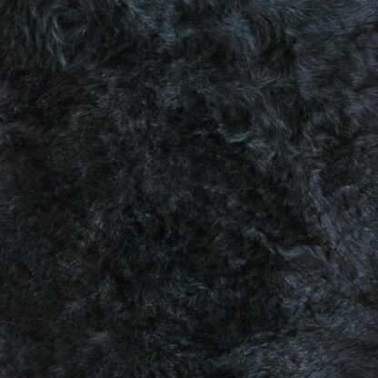 dark lambskin rug
