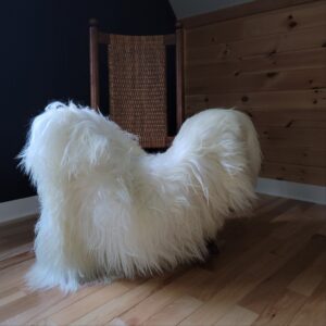 giant Icelandic sheepskin in rocker