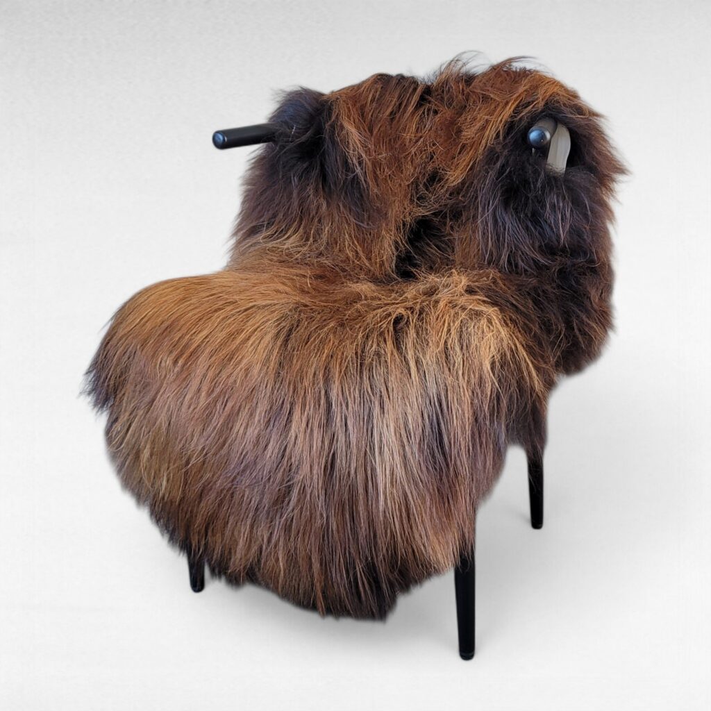 Icelandic Sheepskin - XL Natural Rusty Brown Moorit (57" x 34")