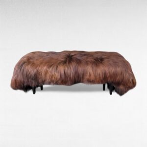 Genuine Auburn Icelandic Sheepskin bench Cover 80 in. x 32 in.