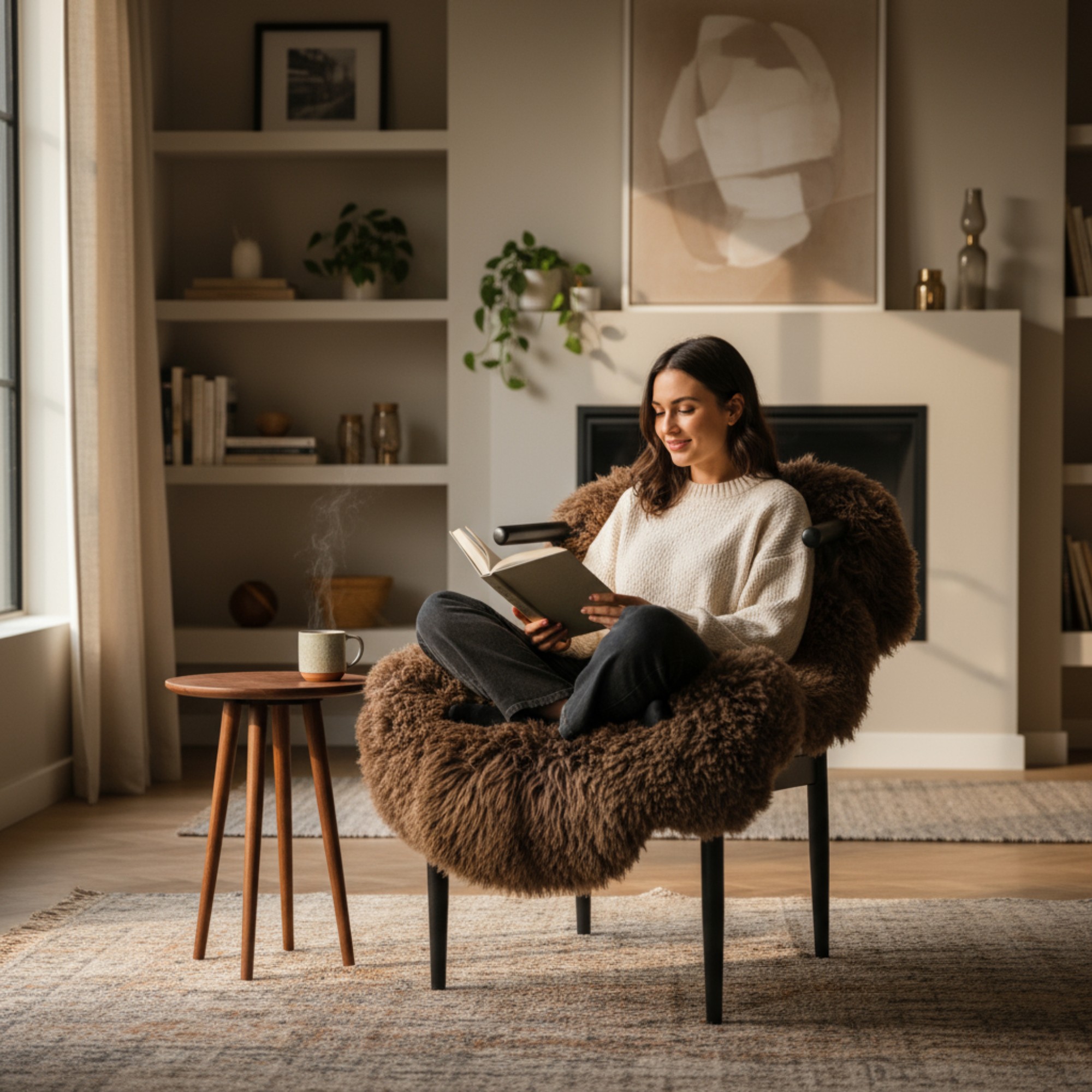 The Underrated Power of Brown Sheepskin in Your Home