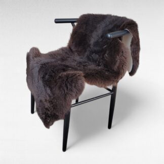 Brown Sleek Lux Sheepskin 50" x 29"