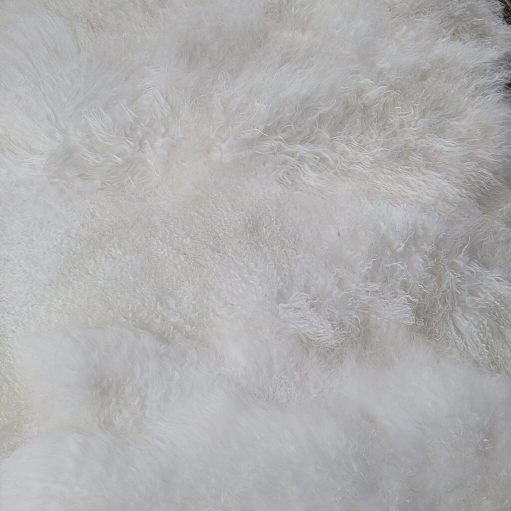 Tibetan Mongolian Lambskins single pelts and sewn throws in the USA