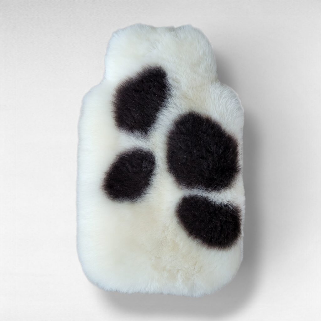 Brown + Cream Hot Water Bottle