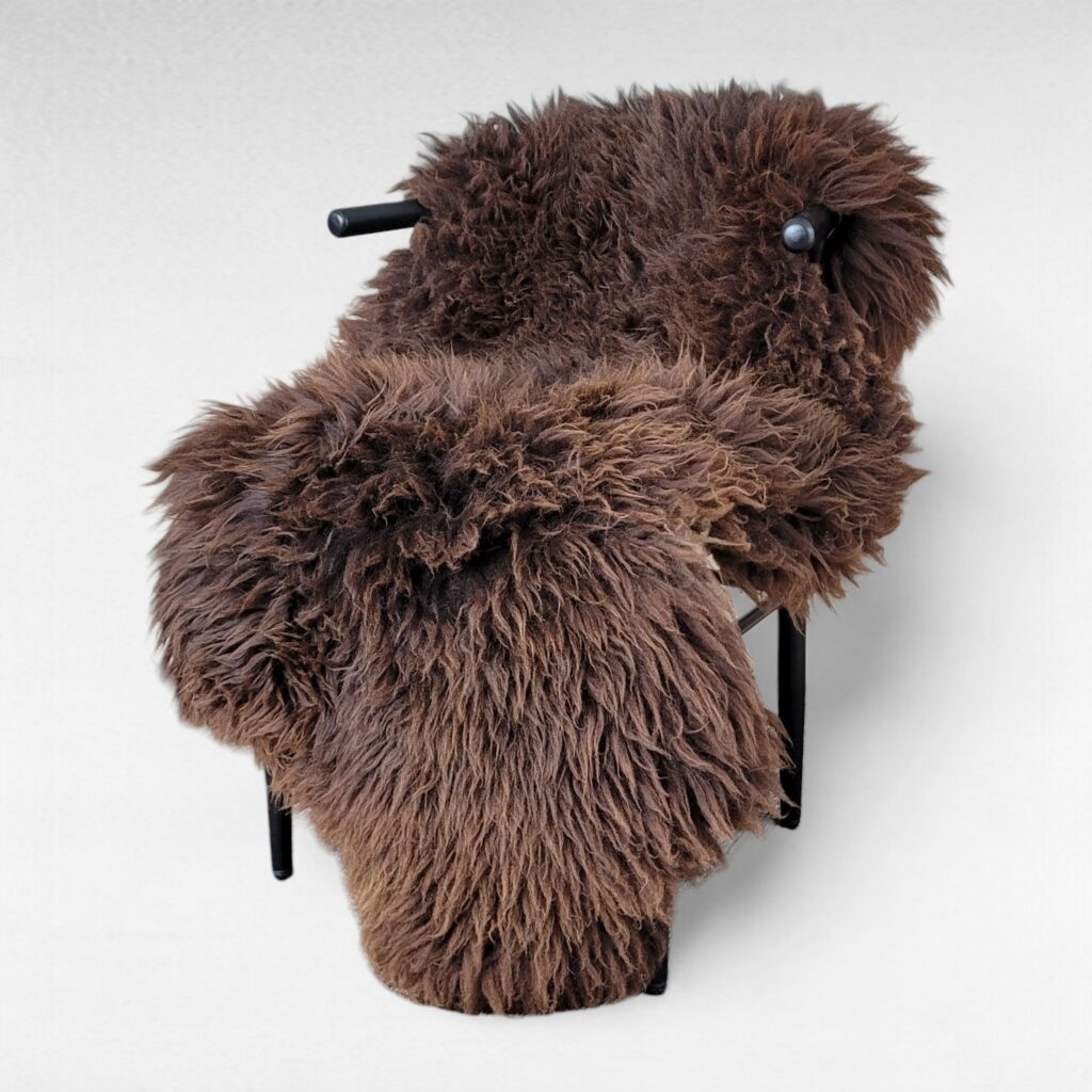 XXL Large Lofty Brown Sheepskin (54" x 30")