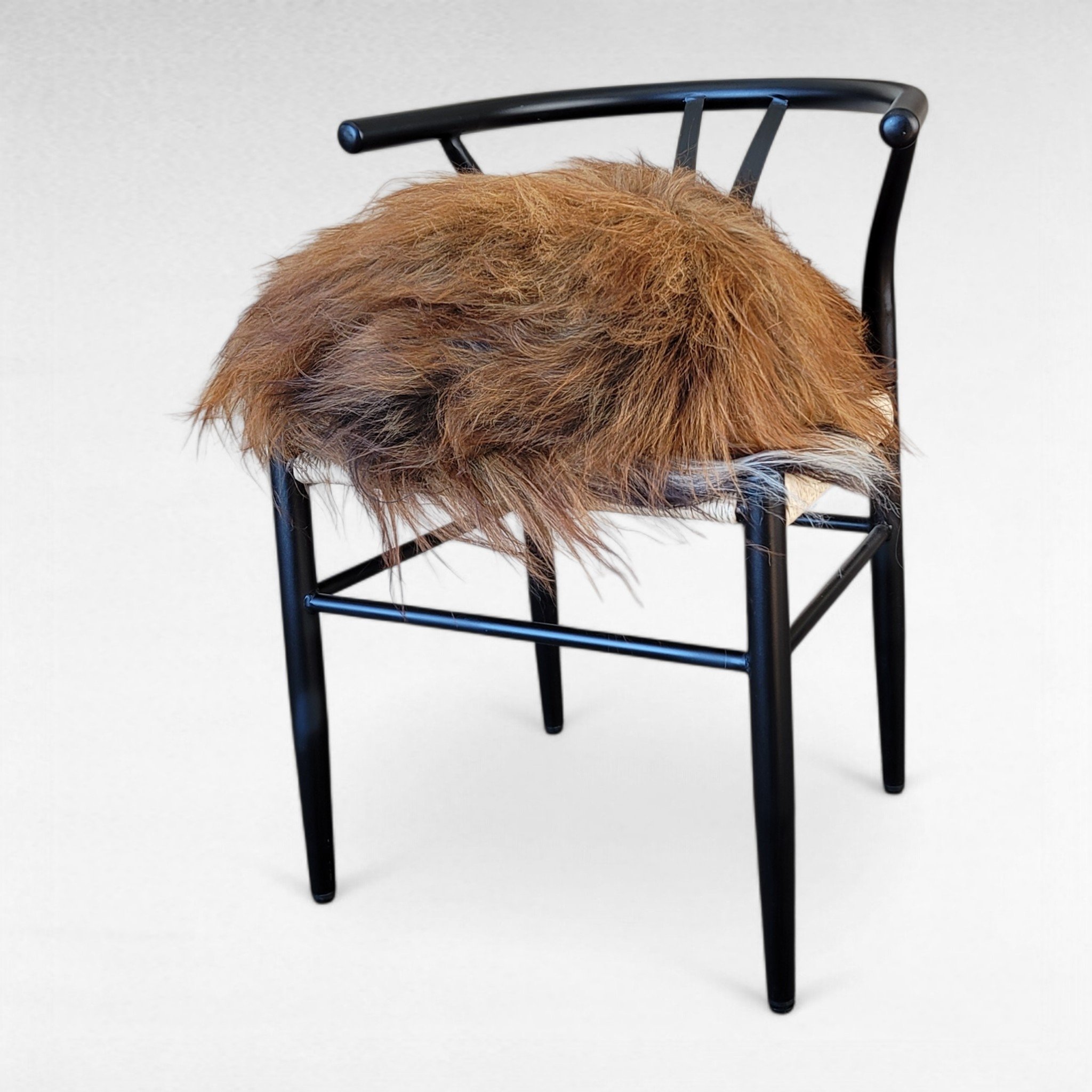 Extra Large Moorit Long Wool Natural Icelandic Sheepskin 57" x 38" Extra Large Moorit Long Wool Natural Icelandic Sheepskin 57" x 38" - genuine Icelandic sheepskin rug from Noryageur