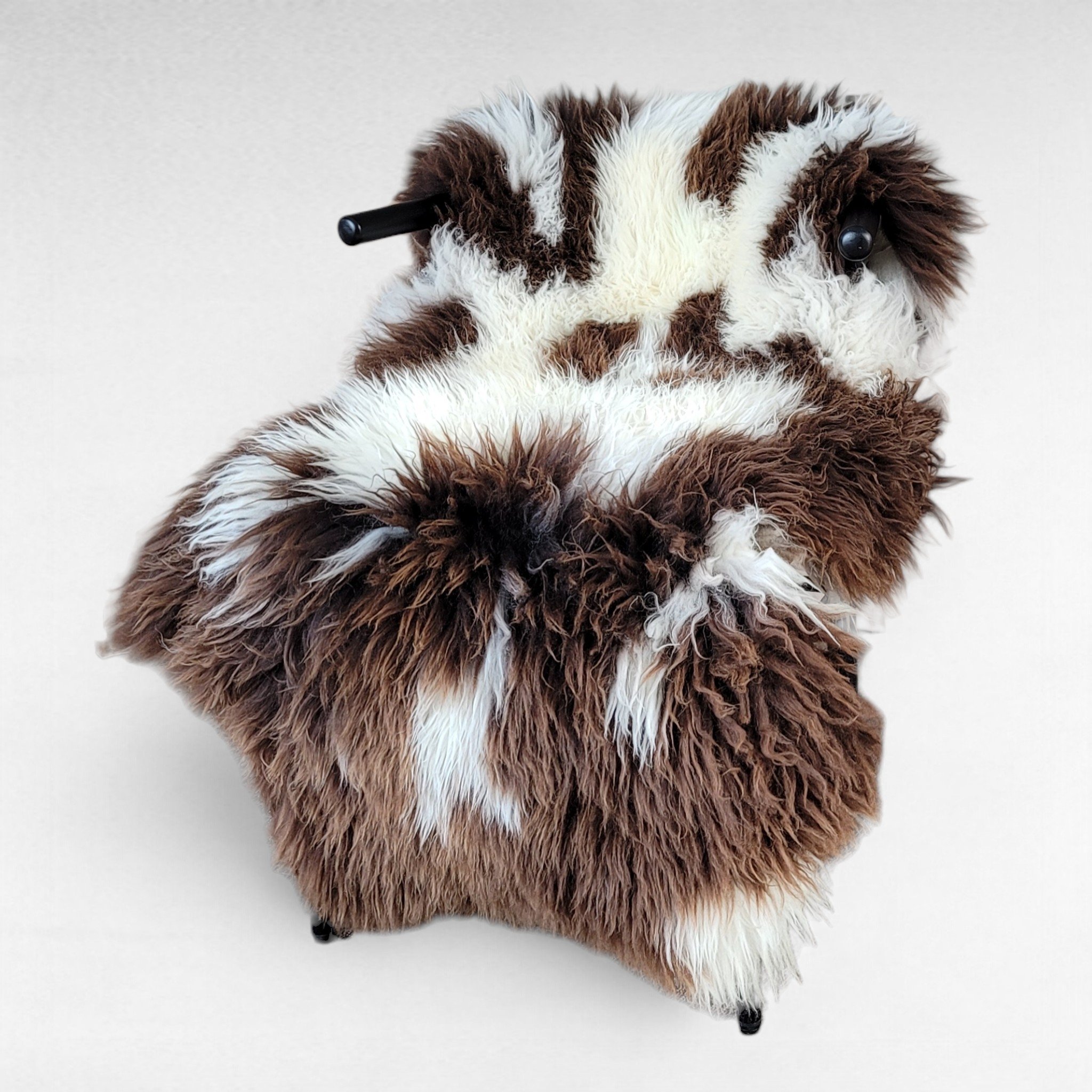 Extra Large Soft Spotted Genuine Holland Sheepskin (51" x 29")