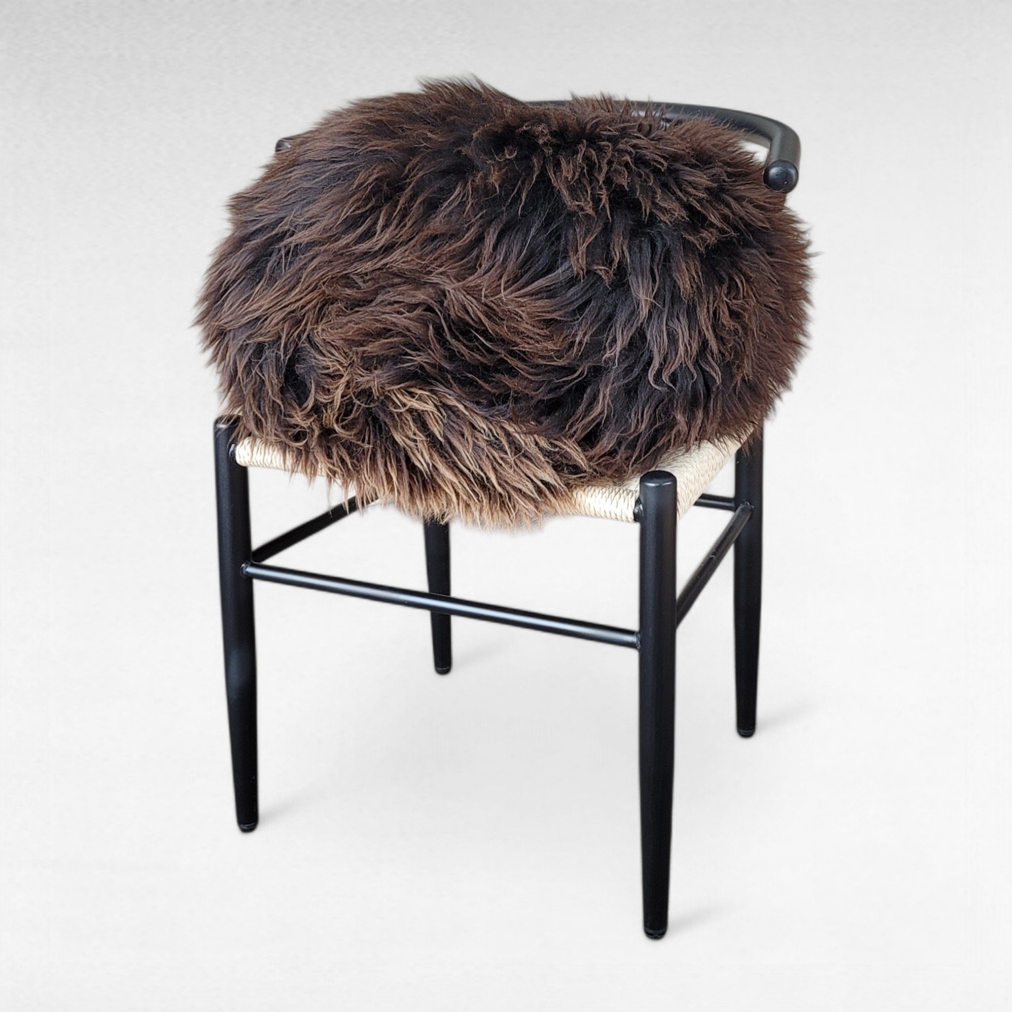 Large Soft Plush Lofty Brown Genuine Dutch Sheepskin 49" x 32" Large Soft Plush Lofty Brown Genuine Dutch Sheepskin 49" x 32" - Image 2