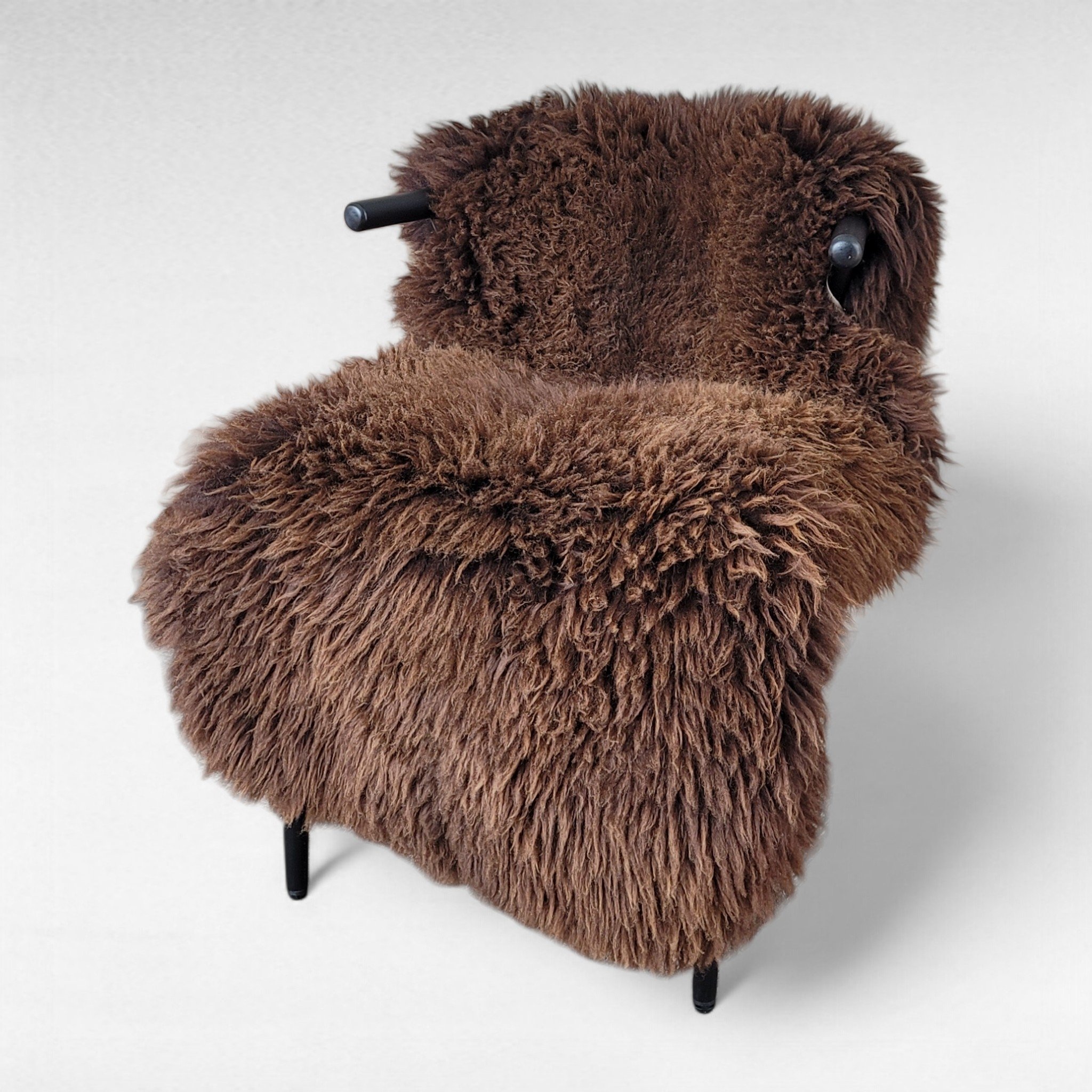 Large Natural Brown Lofty Plush Dutch Sheepskin 52" x 32" Large Natural Brown Lofty Plush Dutch Sheepskin 52" x 32"
