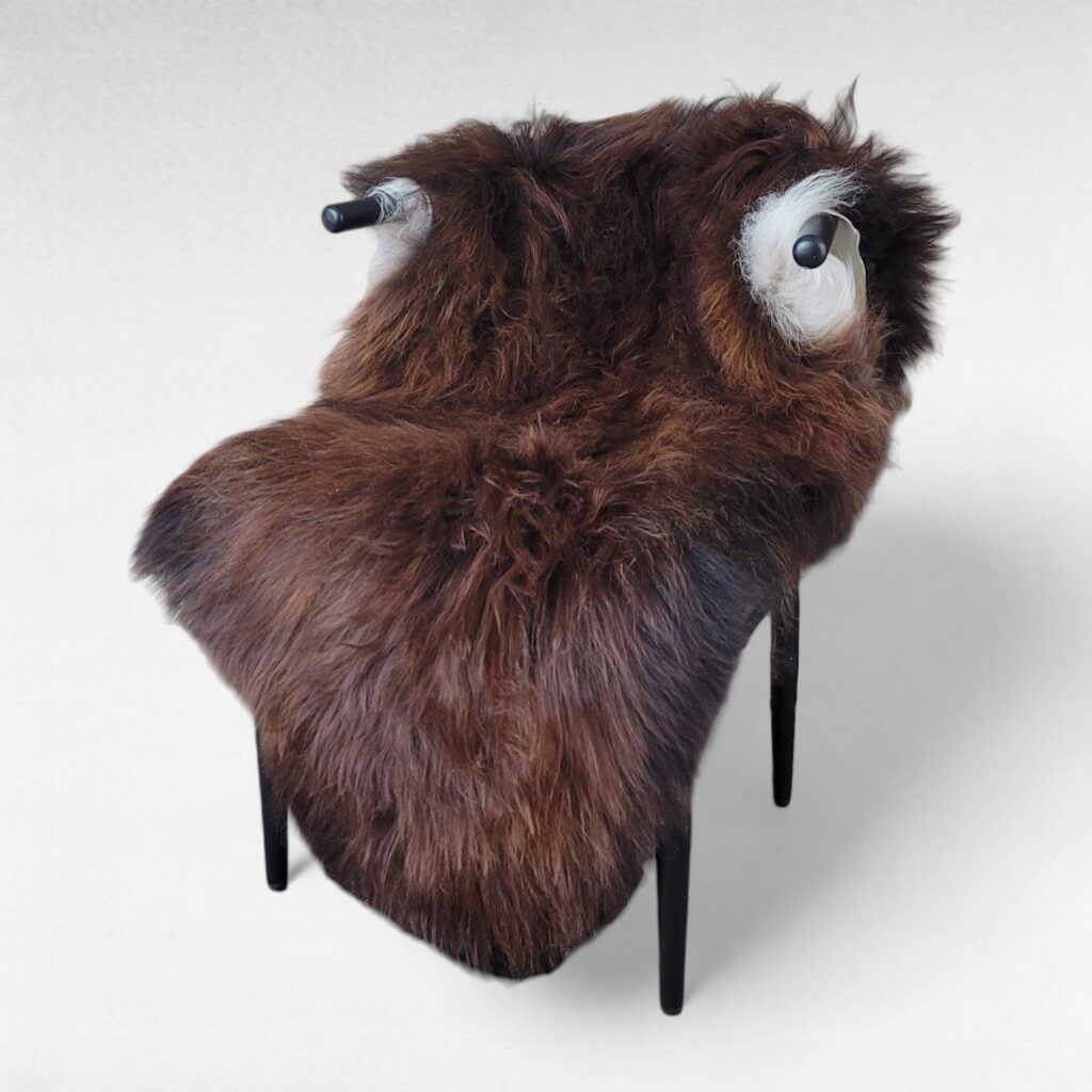 XL Natural Auburn Moorit Genuine Icelandic Sheepskin (54" x 32")