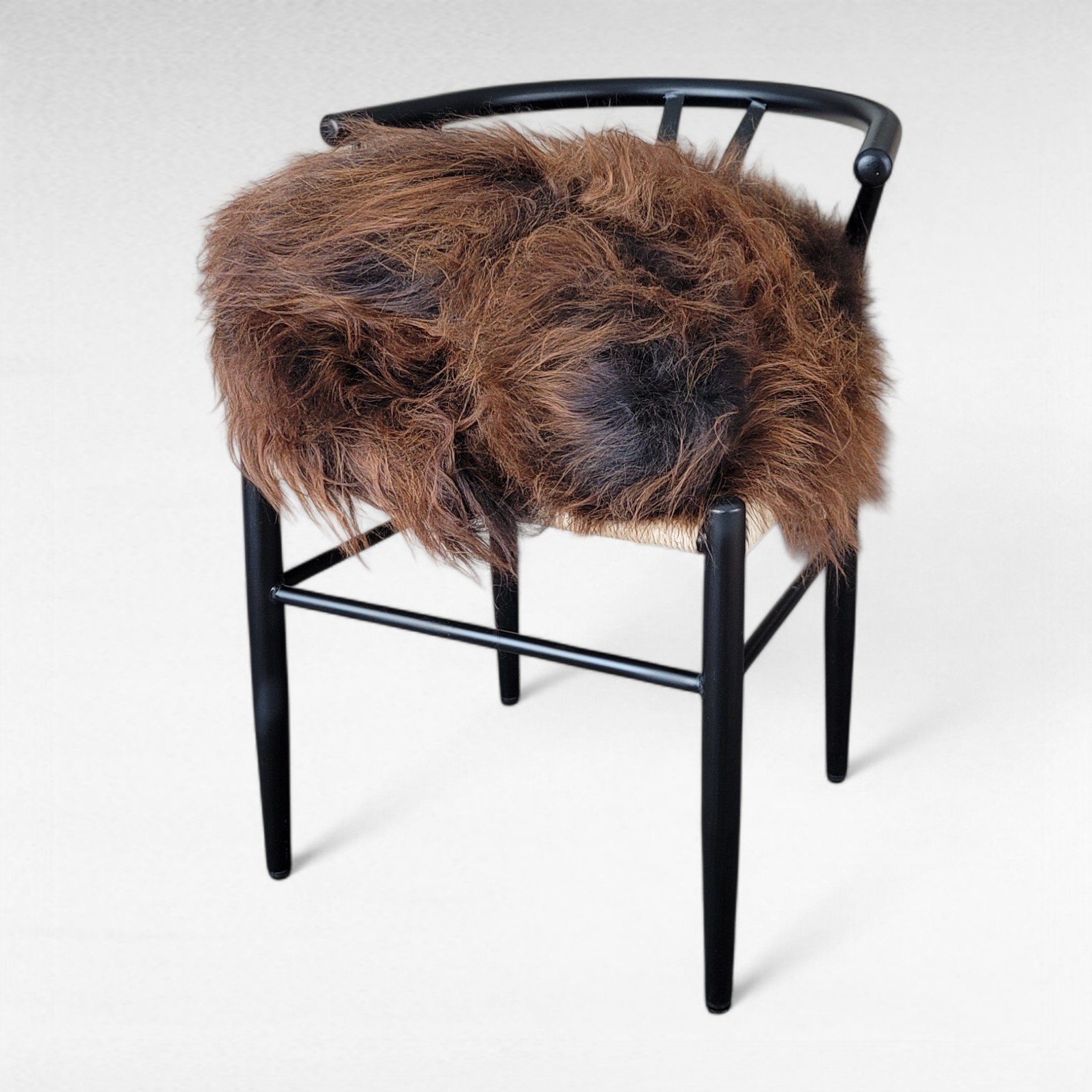 XL Naturally Colored Moorit Icelandic Sheepskin (55" x 33") - Image 2