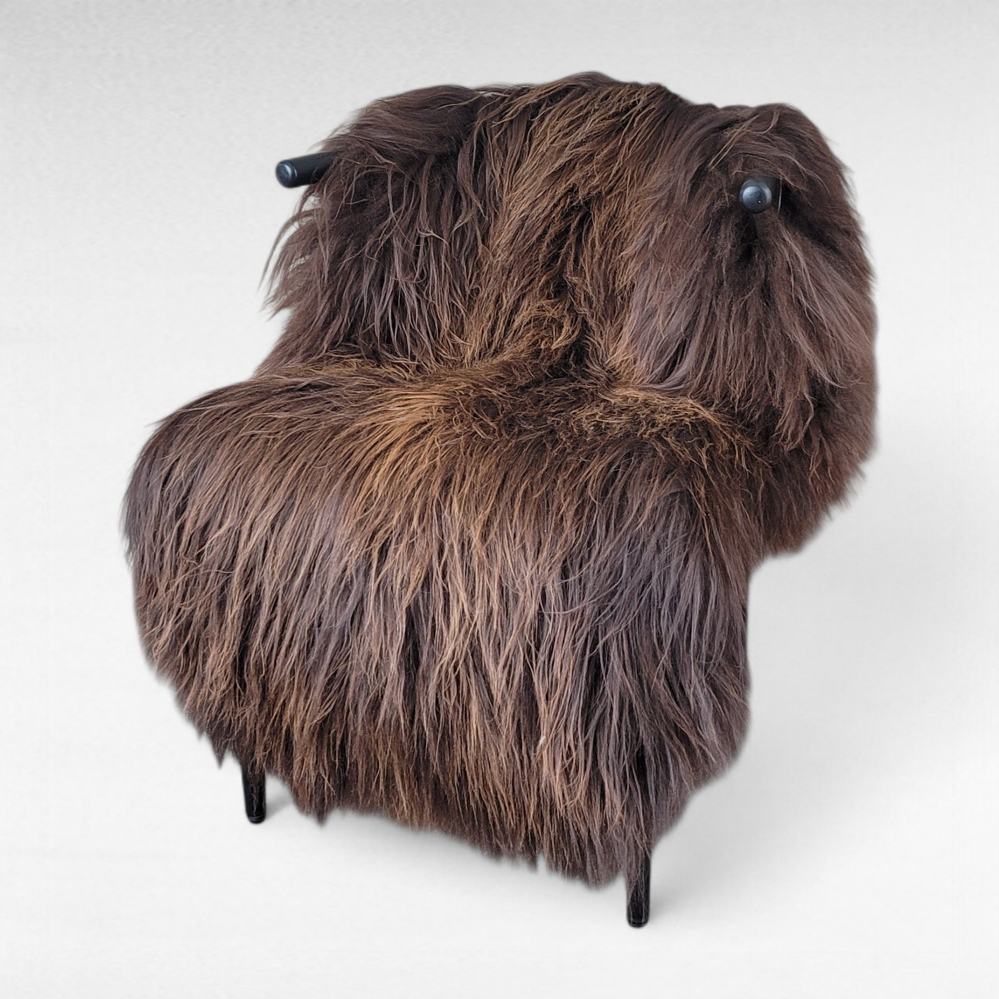 Natural Golden Mahogany Long Hair Genuine Icelandic Sheepskin Pelt 55" x 36" Natural Golden Mahogany Long Hair Genuine Icelandic Sheepskin Pelt 55" x 36"