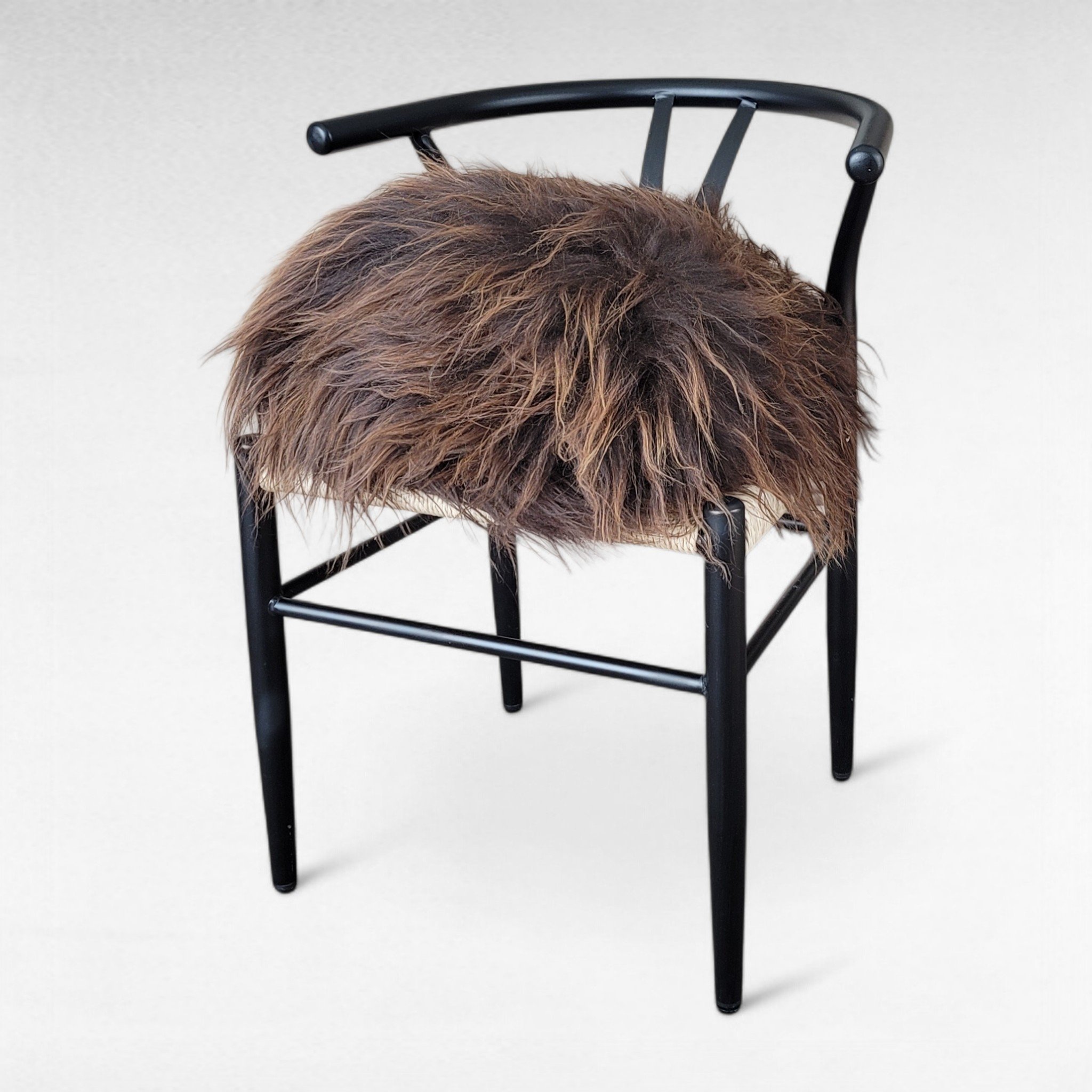Natural Golden Mahogany Long Hair Genuine Icelandic Sheepskin Pelt 55" x 36" Natural Golden Mahogany Long Hair Genuine Icelandic Sheepskin Pelt 55" x 36" - Image 2