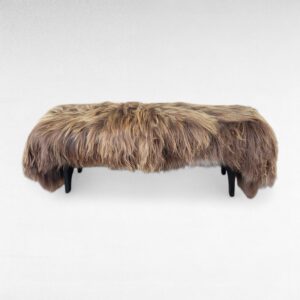Genuine Icelandic Sheepskin bench Cover 80 in. x 35 in.