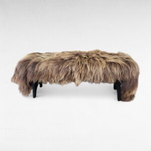 Genuine Icelandic Sheepskin bench Cover 84 in. x 32 in.