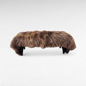 Genuine Icelandic Sheepskin bench Cover 84 in. x 32 in.