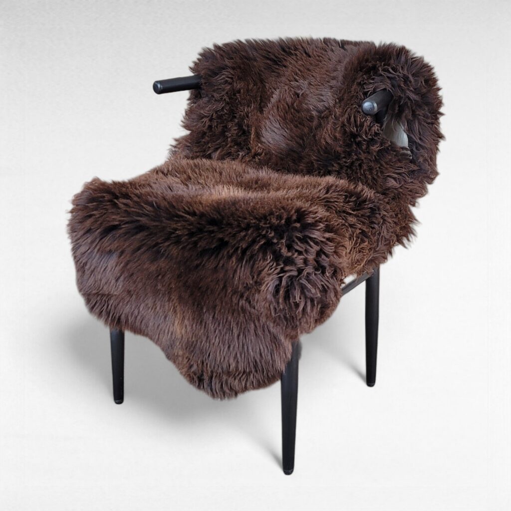 XL Brown Dutch Sheepskin Rug 49″ x 35″