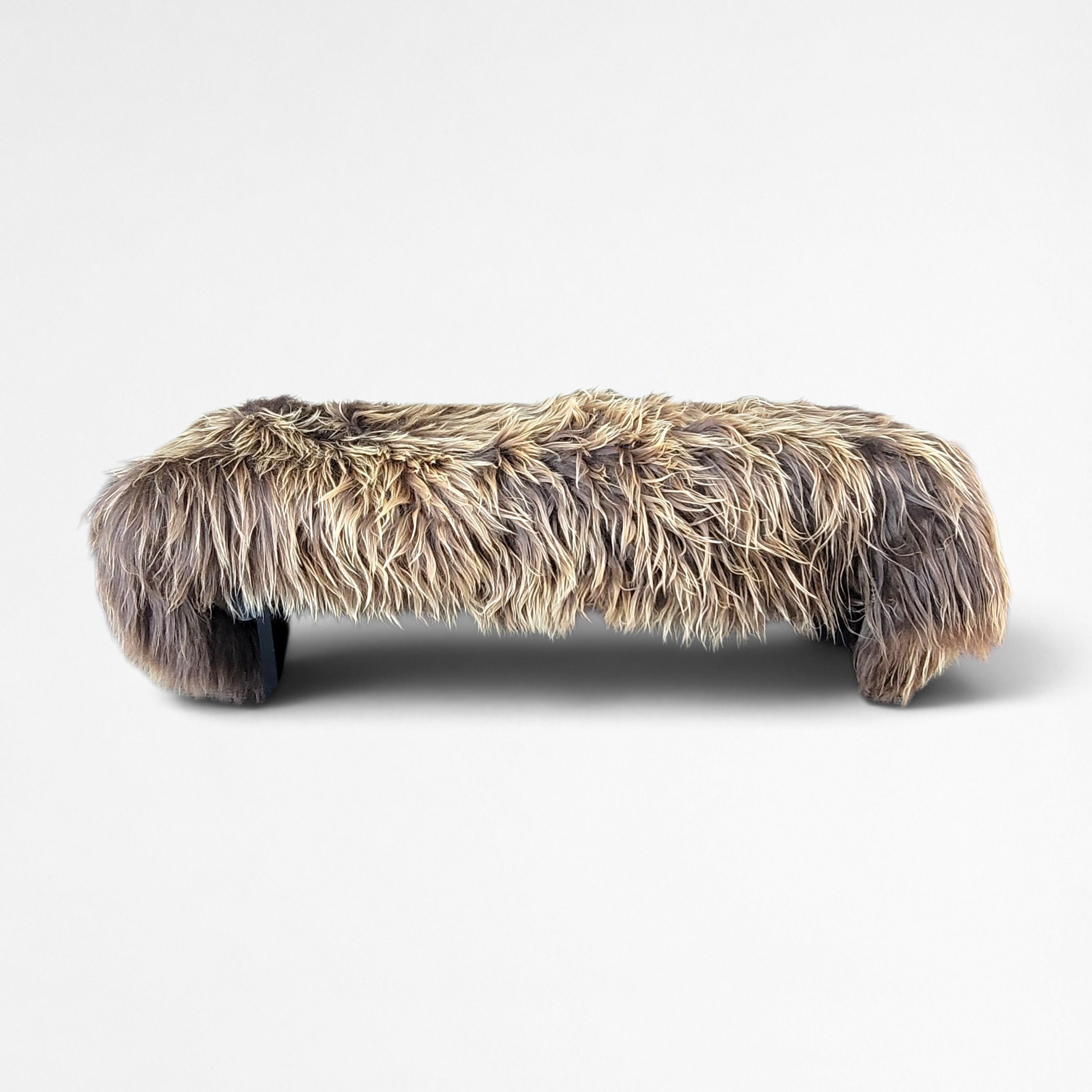 Brown Double Long Icelandic Sheepskin Rug XXL - Image 11