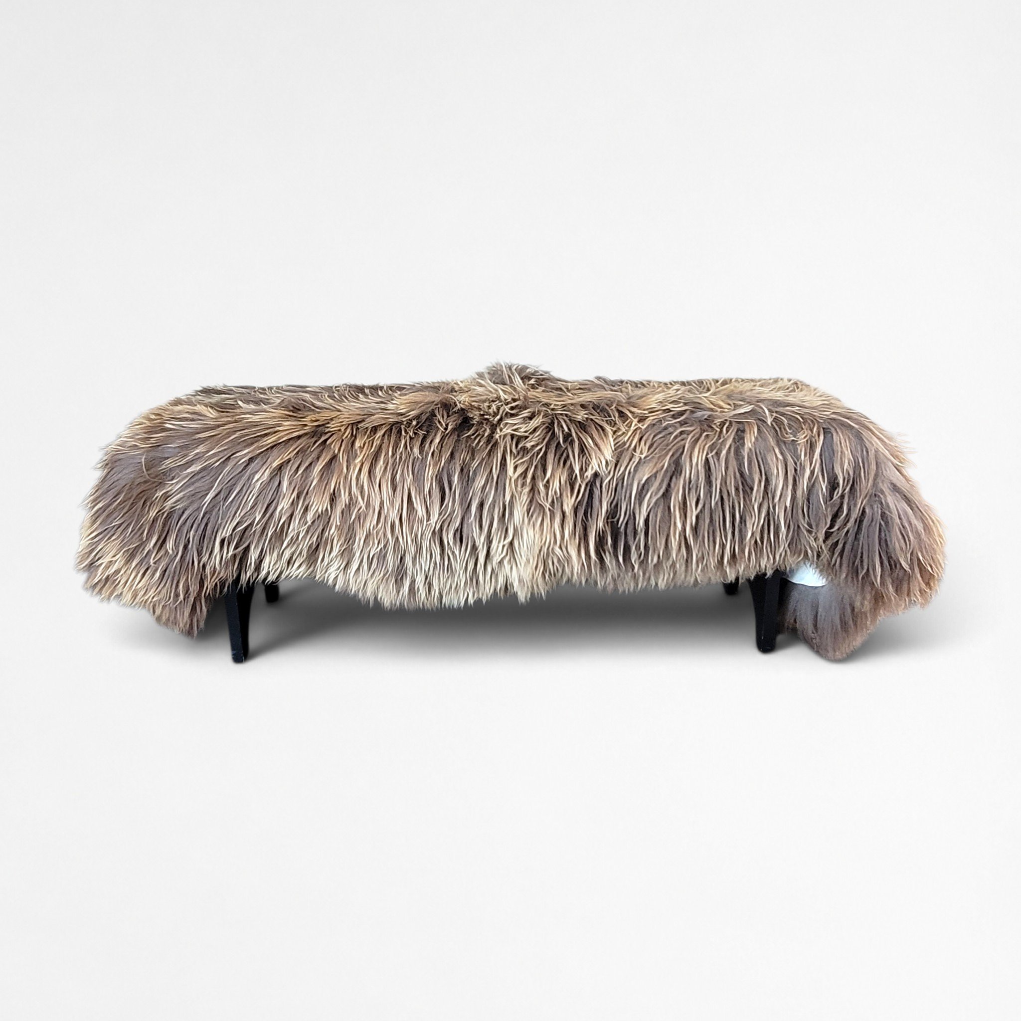 Brown Double Long Icelandic Sheepskin Rug XXL - Image 9