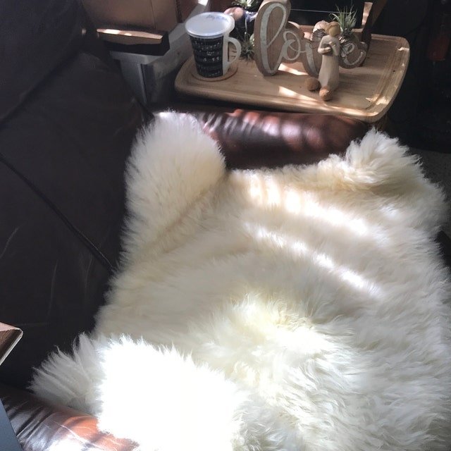 Thick Brown Holland Sheepskin Rug