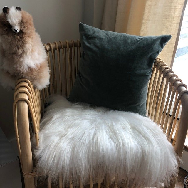 Thick Brown Holland Sheepskin Rug