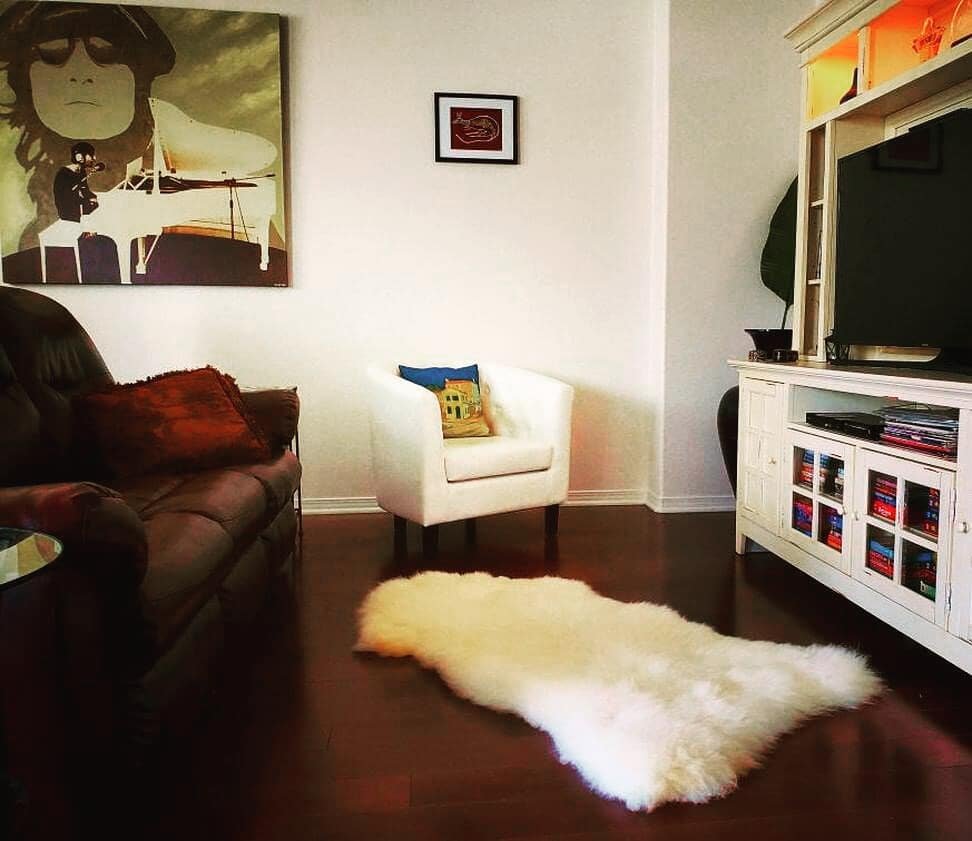 Thick Brown Holland Sheepskin Rug
