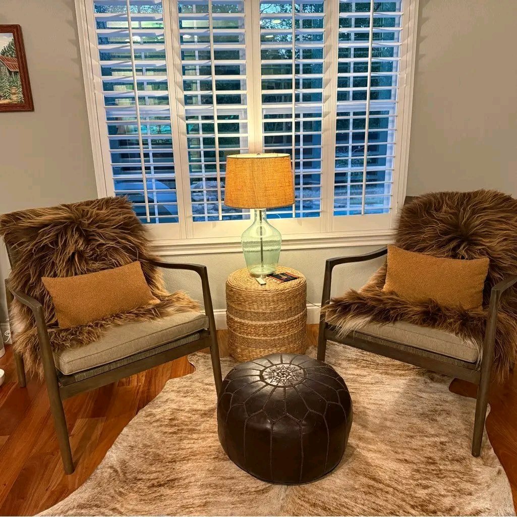 Thick Brown Holland Sheepskin Rug