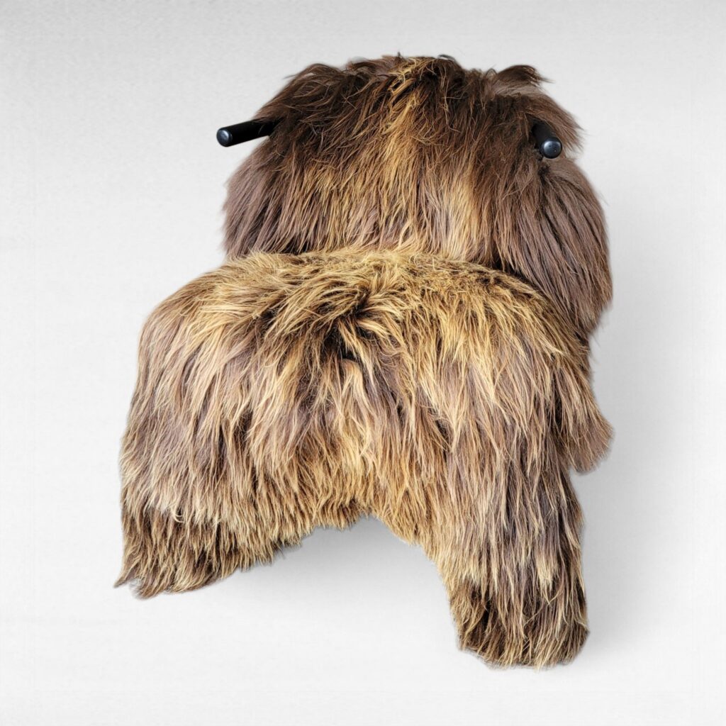 Big Wide Silky Natural Brown Moorit Icelandic Sheepskin (53