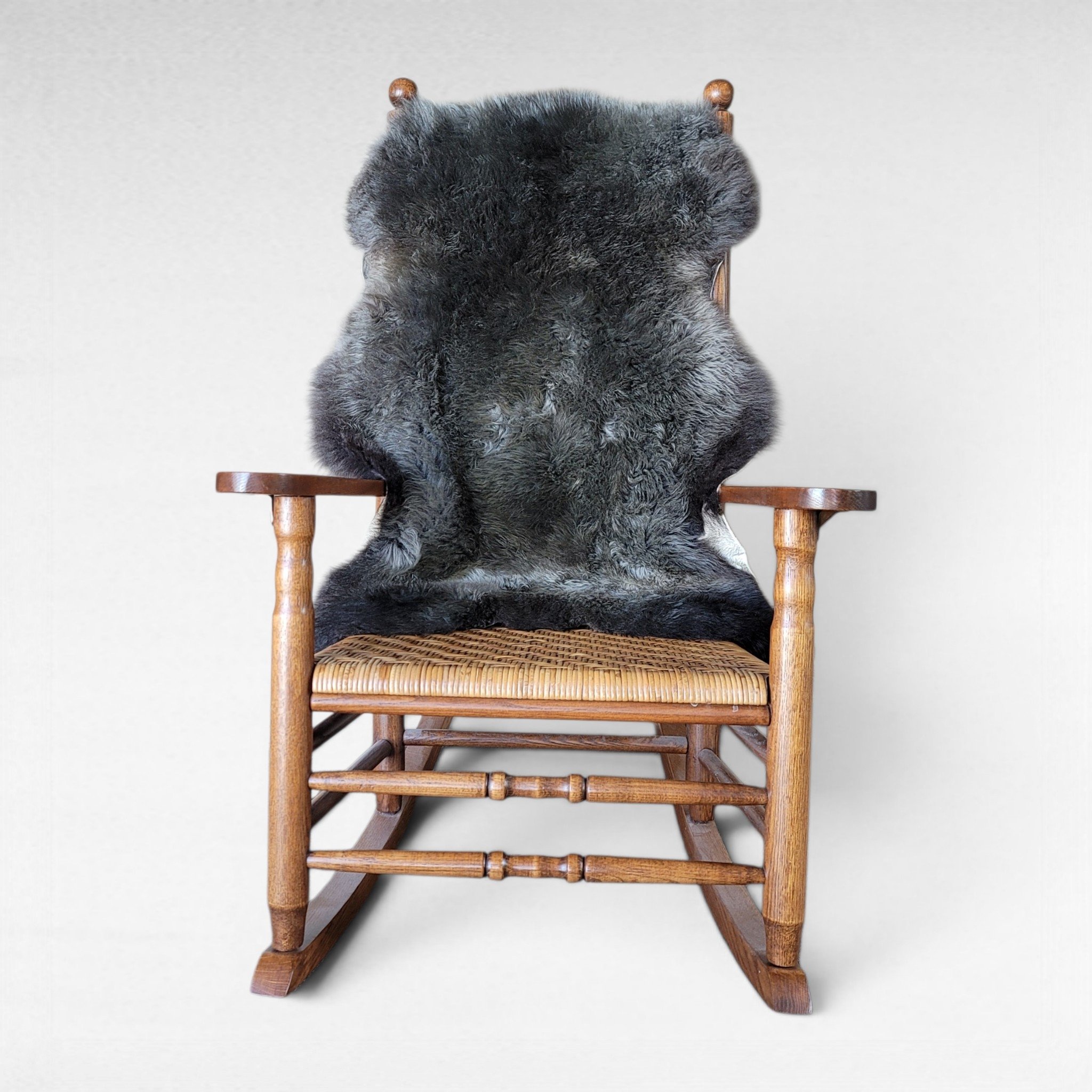 Extremely Rare Natural Steel Gray Sheepskin - Luxurious Wool (48" x 30") Extremely Rare Natural Steel Gray Sheepskin - Luxurious Wool (48" x 30") - Image 2