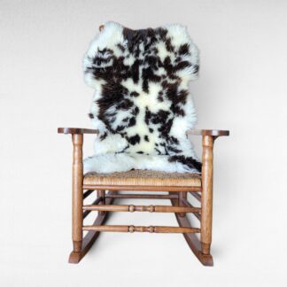 Big Cream Dutch Spotted Sheepskin (46" x 27")