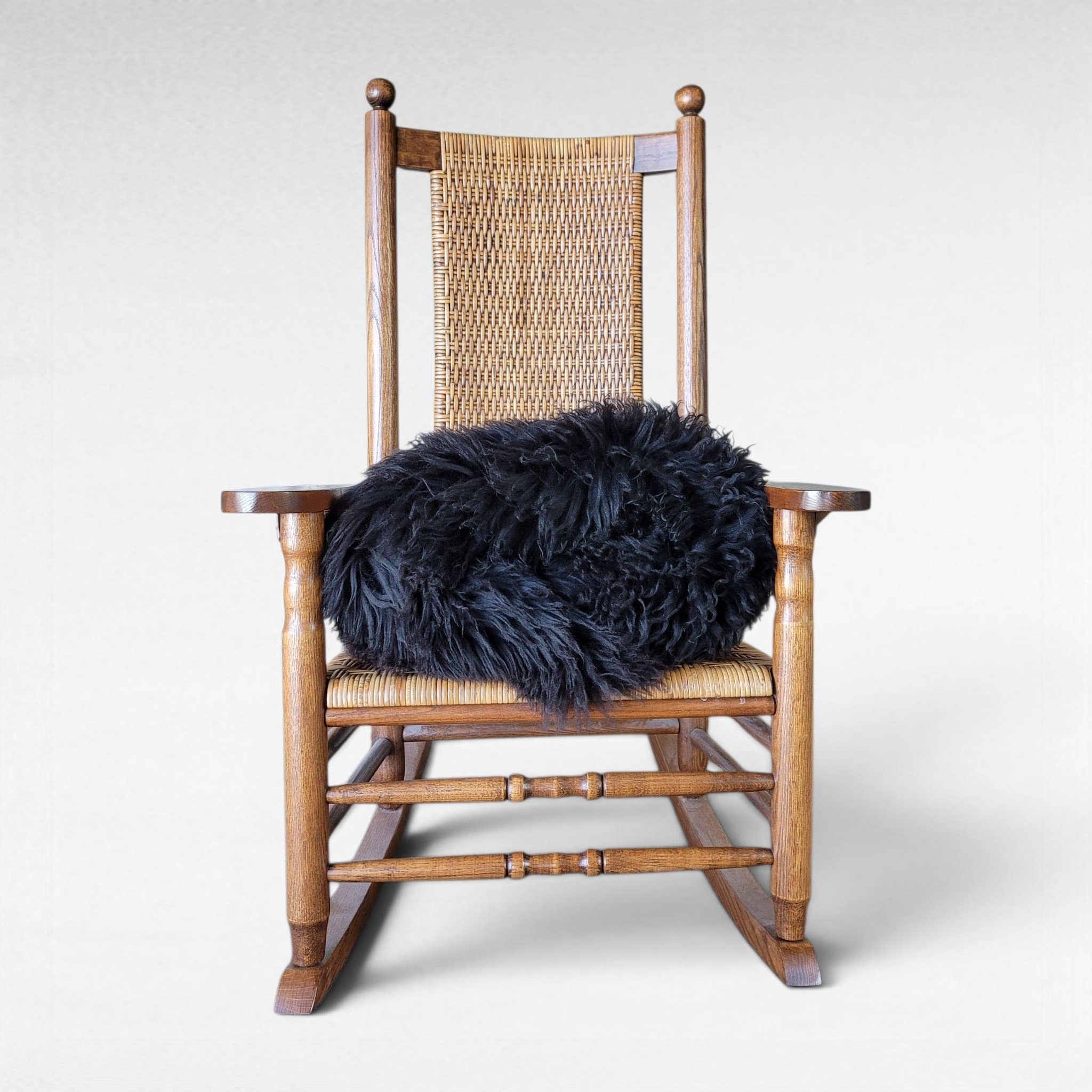 Stitched & Fixed Swedish Sheepskin Throw - Silky Soft Wool (46" x 30") - Image 2
