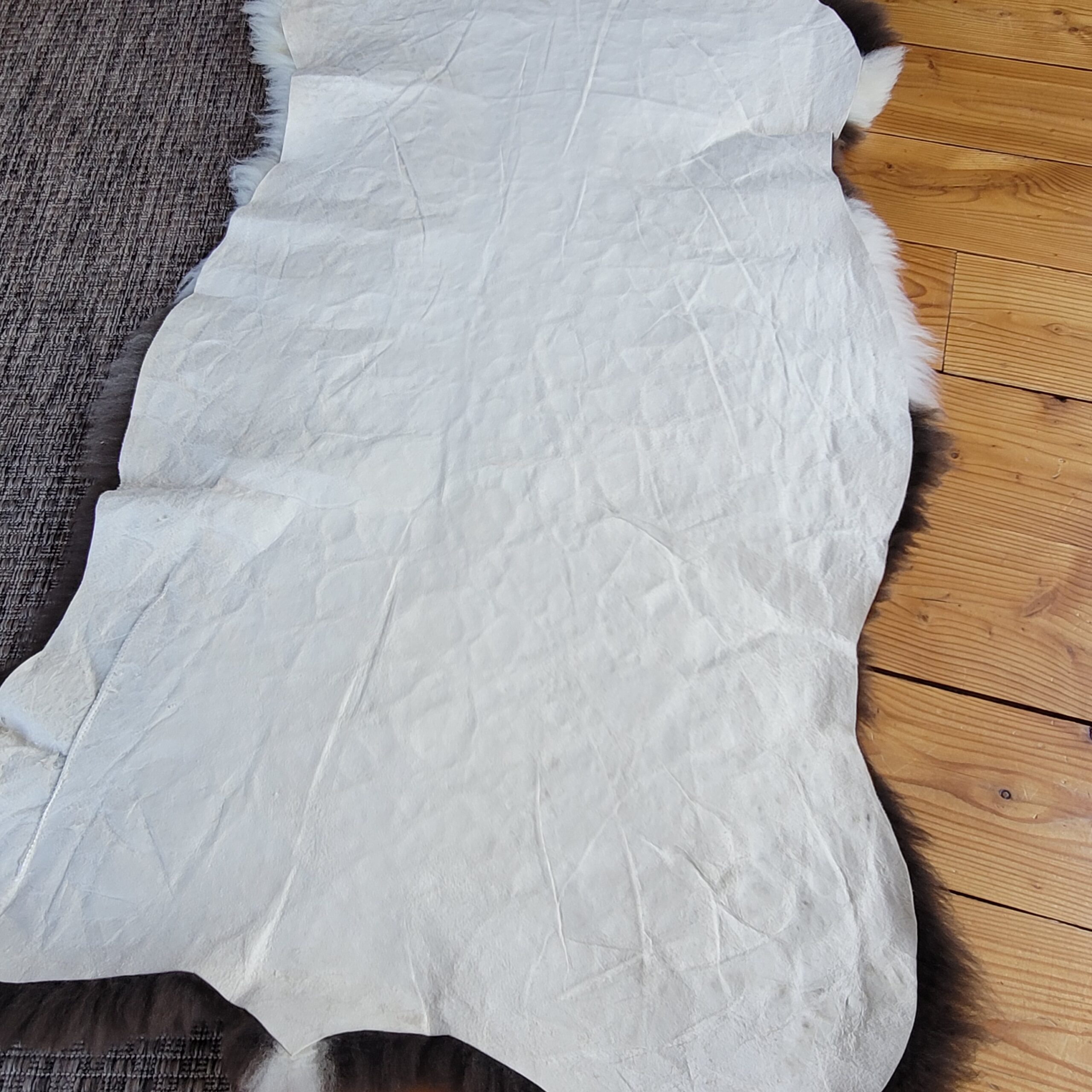 Stitched & Fixed Sheepskin Rug - Luxurious Wool (44" x 27") Stitched & Fixed Sheepskin Rug - Luxurious Wool (44" x 27") - Image 6