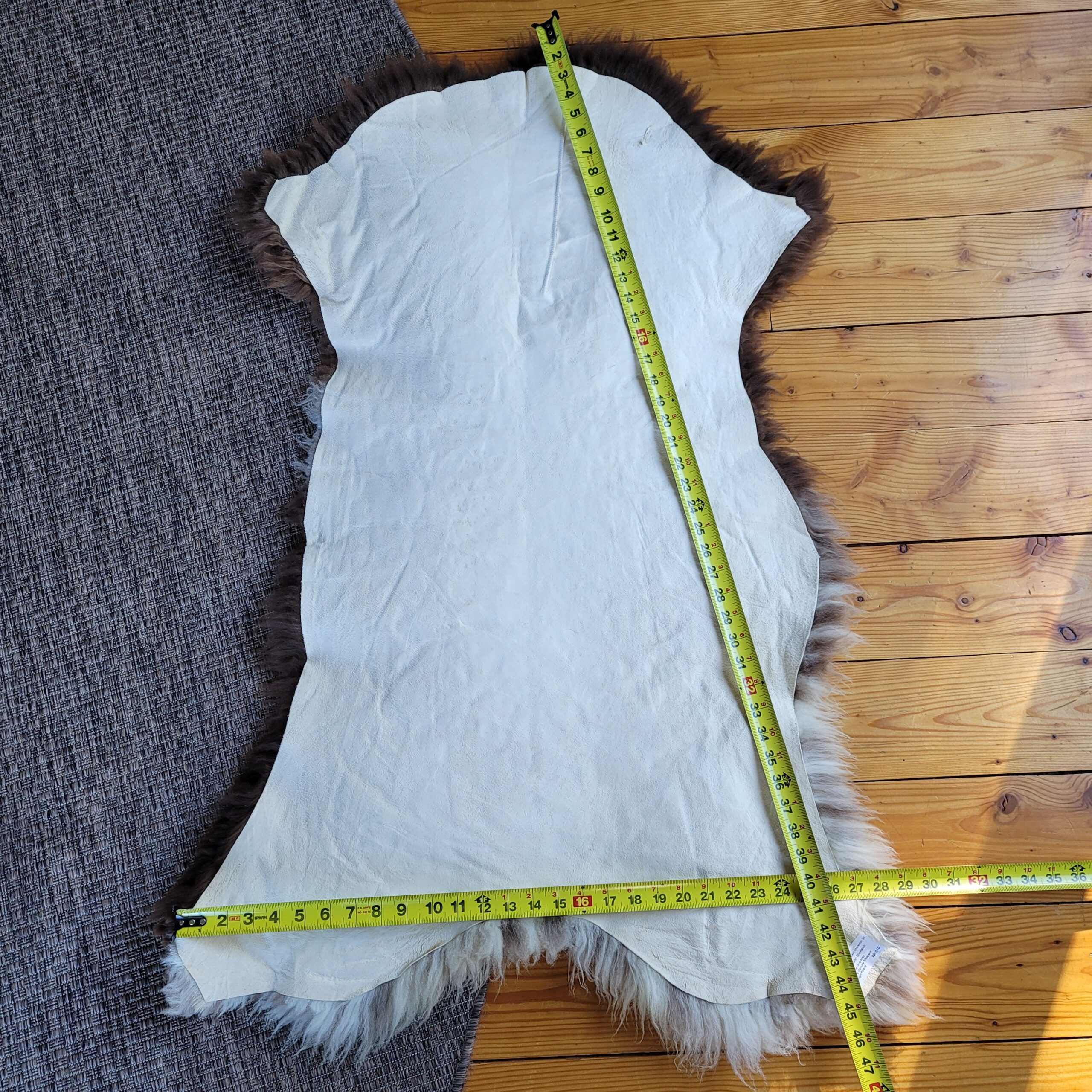 Stitched & Fixed Sheepskin - Luxurious Wool (46" x 29") Stitched & Fixed Sheepskin - Luxurious Wool (46" x 29") - Image 6