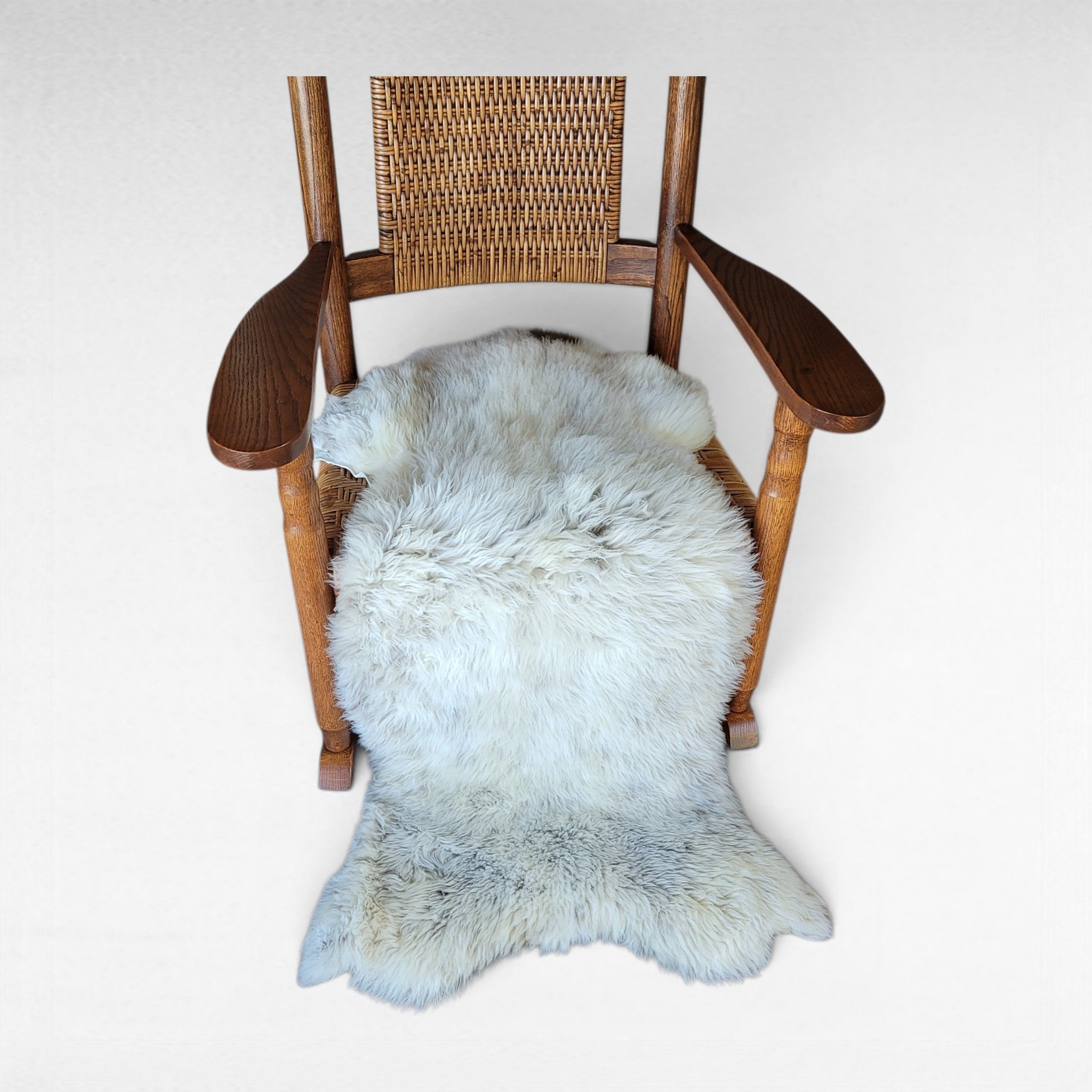 Stitched & Fixed Sheepskin Rug - Luxurious Wool (46" x 27") Stitched & Fixed Sheepskin Rug - Luxurious Wool (46" x 27") - Image 3
