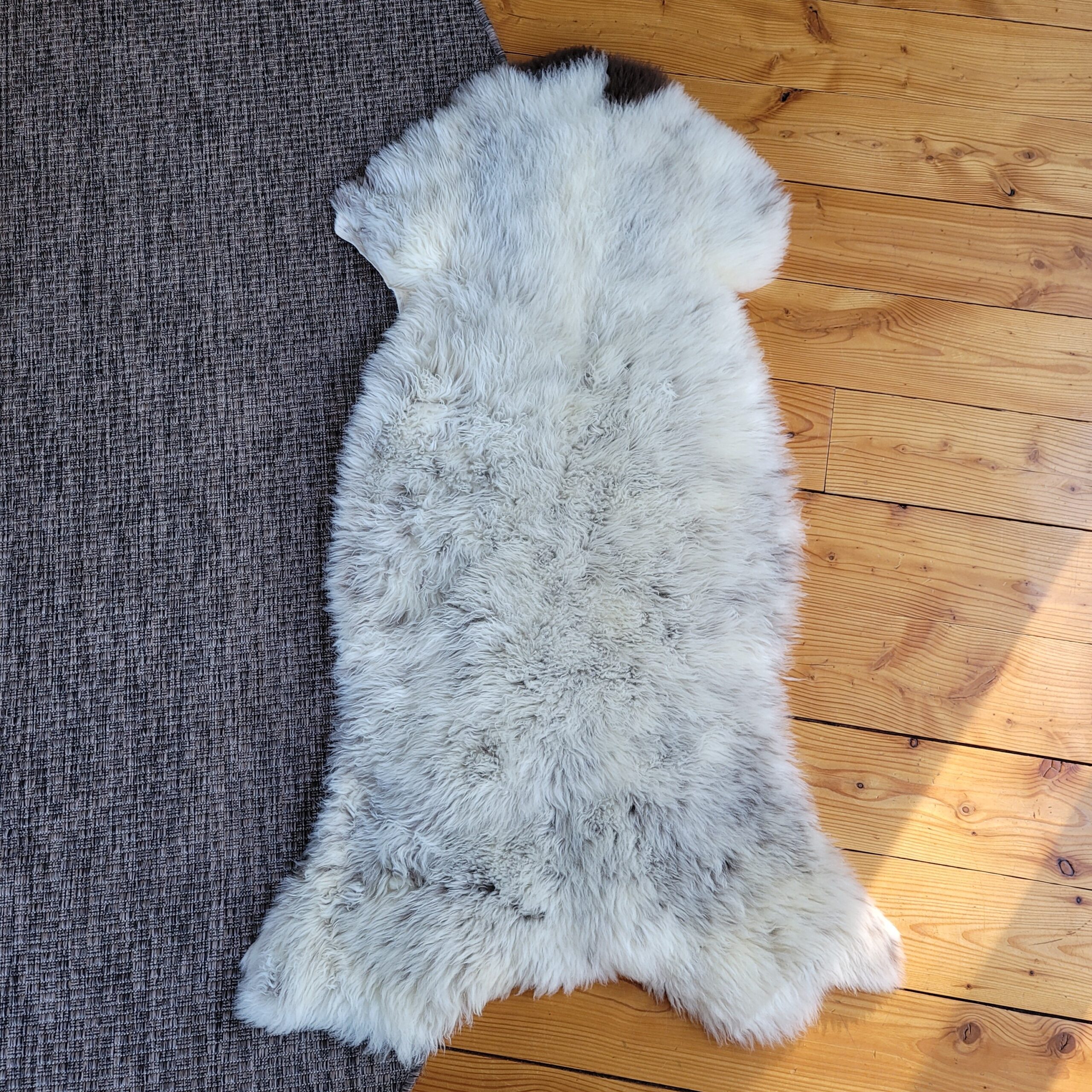 Stitched & Fixed Sheepskin Rug - Luxurious Wool (46" x 27") Stitched & Fixed Sheepskin Rug - Luxurious Wool (46" x 27") - Image 5