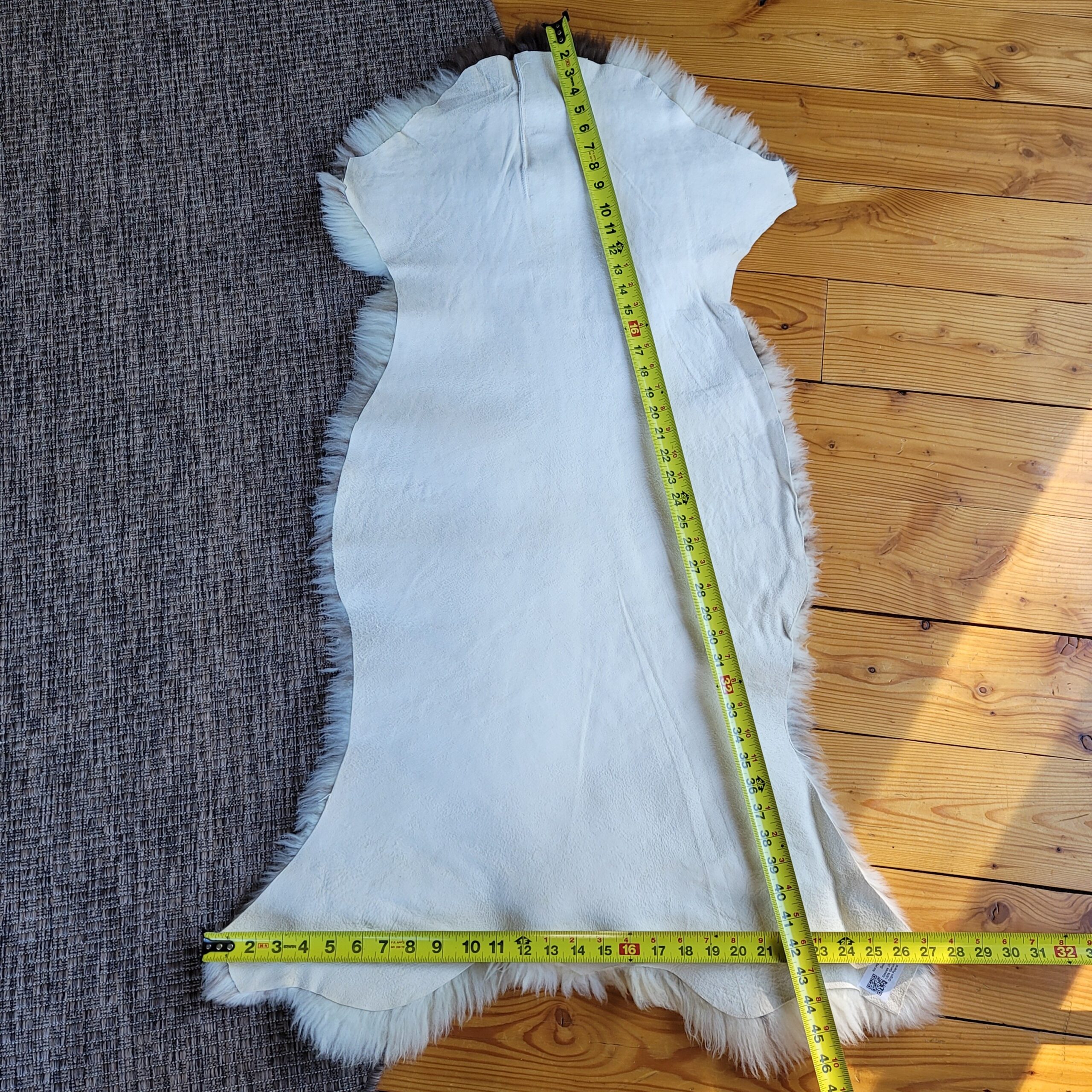 Stitched & Fixed Sheepskin Rug - Luxurious Wool (46" x 27") Stitched & Fixed Sheepskin Rug - Luxurious Wool (46" x 27") - Image 6