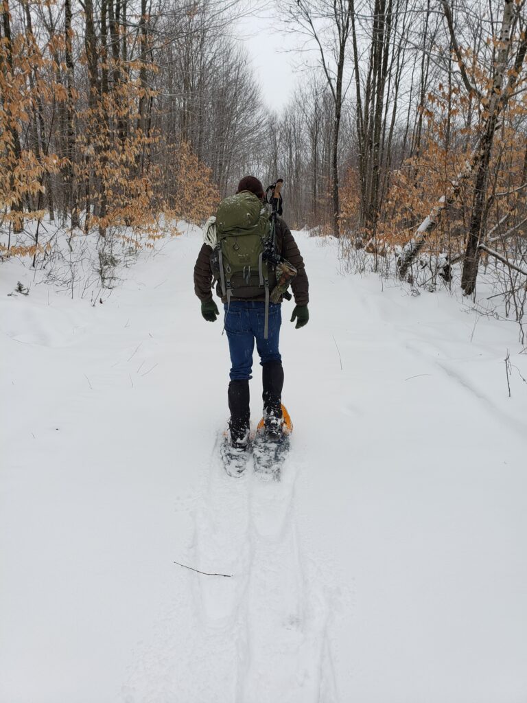 Snowshoeing in Vermont