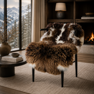 big spotted dutch sheepskin