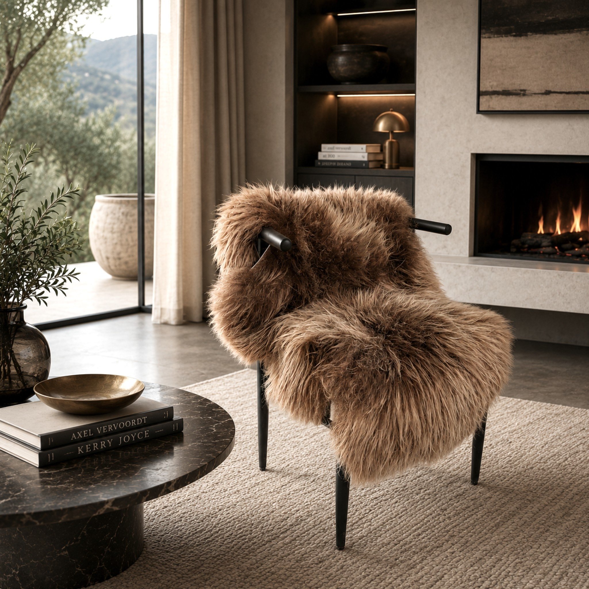 Golden Brown Icelandic Sheepskin Rug Golden Brown Icelandic Sheepskin Rug