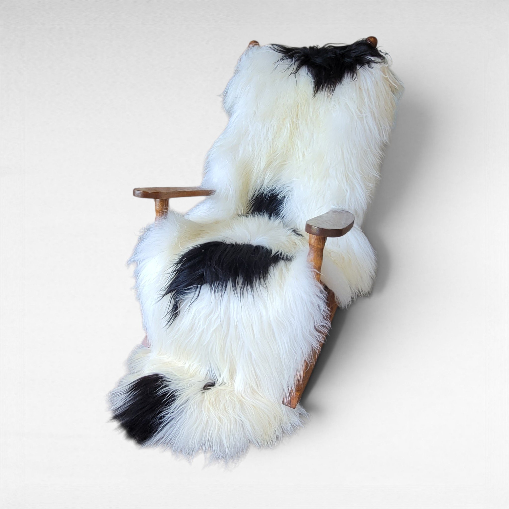 Spotted Double Pelt Icelandic Sheepskin 7' Long Spotted Double Pelt Icelandic Sheepskin 7' Long - Image 2