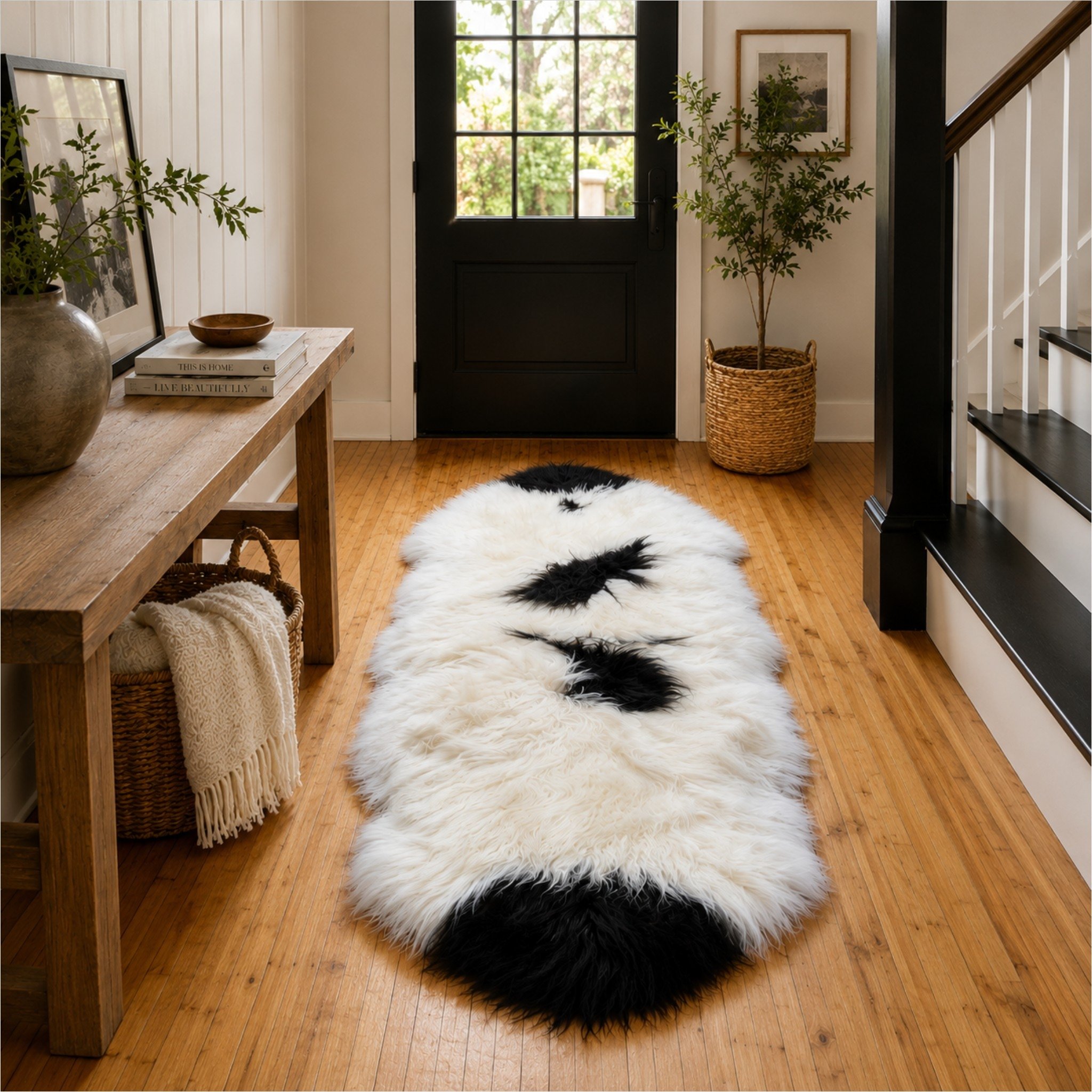 Spotted Double Pelt Icelandic Sheepskin 7' Long Spotted Double Pelt Icelandic Sheepskin 7' Long - Image 5