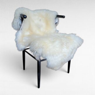 Beautiful Shape Sheepskin Beige + Tan + Cream (44" x 33")